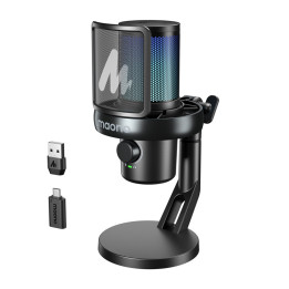 Maono DM40 Pro Wireless Gaming Microphone (Black)