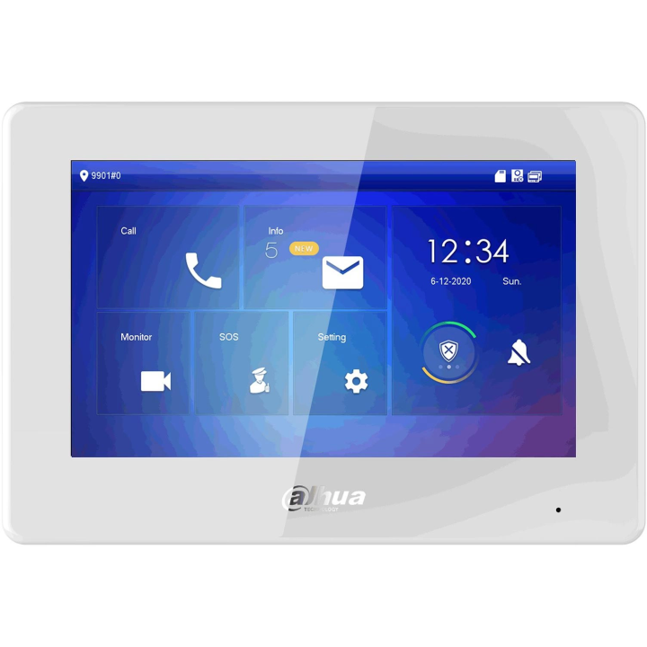 Monitor wideodomofonowy DAHUA VTH5421HW-W z ekranem dotykowym