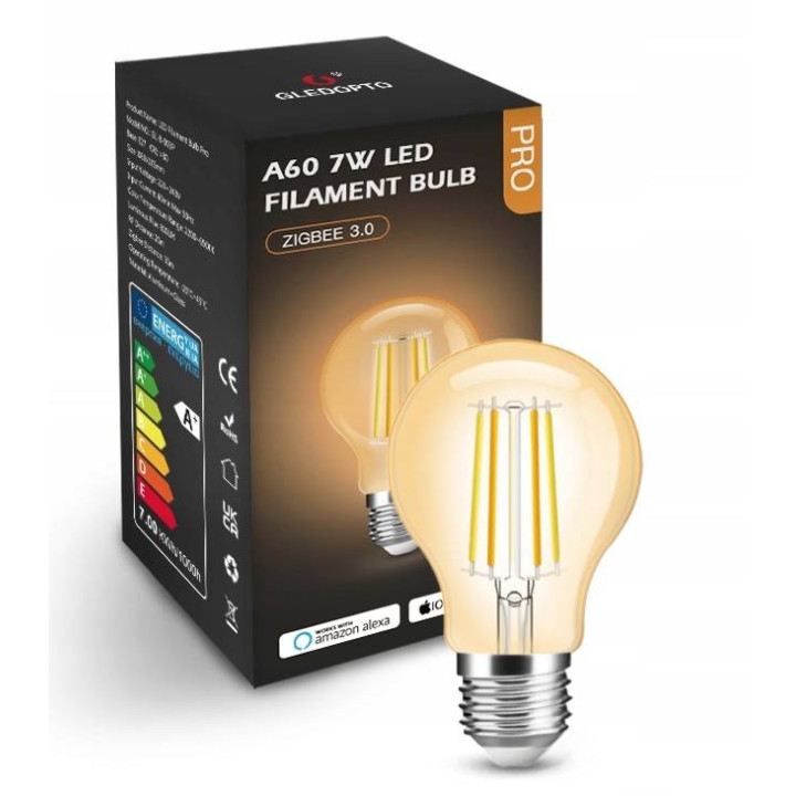 Tuya 7W CCT Amber A60 ZigBee Smart Bulb E27