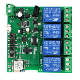 Sonoff 4CH DC 5-32V WiFi + RF433 Dry-Contact Controller