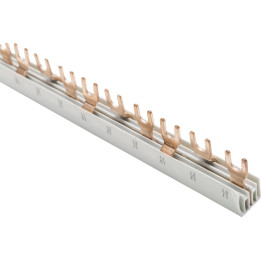 G-3L-1000/10 C MCB busbar 10mm 3 phases, fork type, 1m, 57 modules