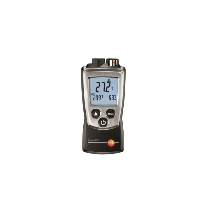 Infrared thermometer Testo 810 with integrated air temperature sensor