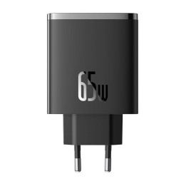 Зарядное устройство Baseus OS-Cube Pro 2xUSB-C + USB, 65 Вт (черное)