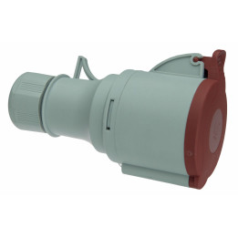 Power plug for wire 3P+N+E 32A IP44