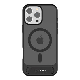 Estuche Torras Pstand Series para iPhone 16 Pro (Negro)