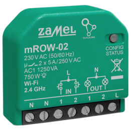 ZAMEL M/ROW-02 Wi-Fi умный настенный выключатель SUPLA 230 В AC