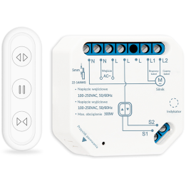 Tuya WiFi Curtain/Shutter Controller with Remote (5904496825350)