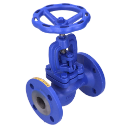 Stop valve zGLO Fig. 215 DN40 PN16, grey cast iron EN-GJL-250, execution: 01, stem connection with plug - separable - screw, ste