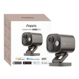 Aqara G5 Pro Camera Hub – HomeKit Secure Video, Zigbee & Thread Gateway, Wi-Fi, Grey, Outdoor IP65