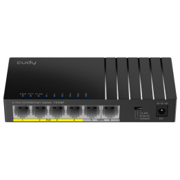 SWITCH POE FS106P 4 PRIEVADŲ + 2X UPLINK CUDY
