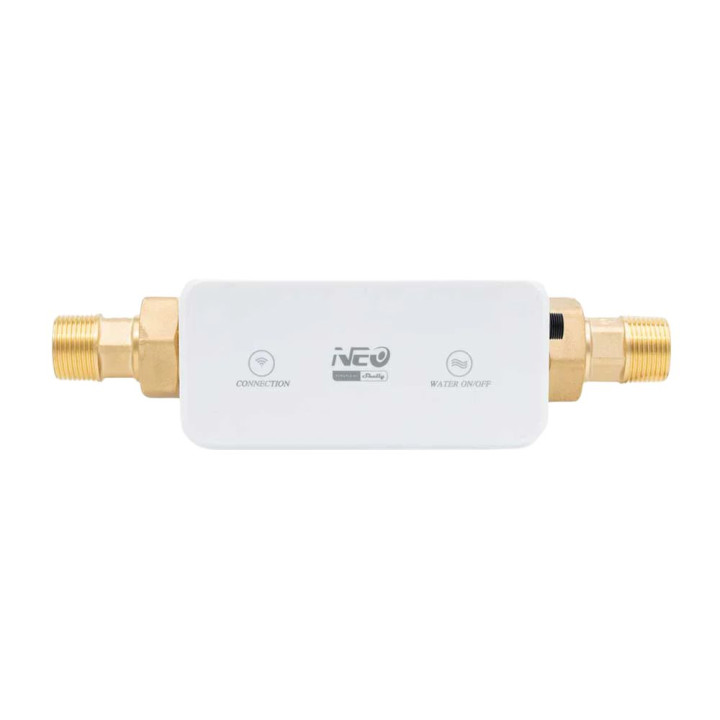 Shelly Europe Neo Smart Water Valve NAS-WV02W Wi-Fi Automatic Shut-off Valve