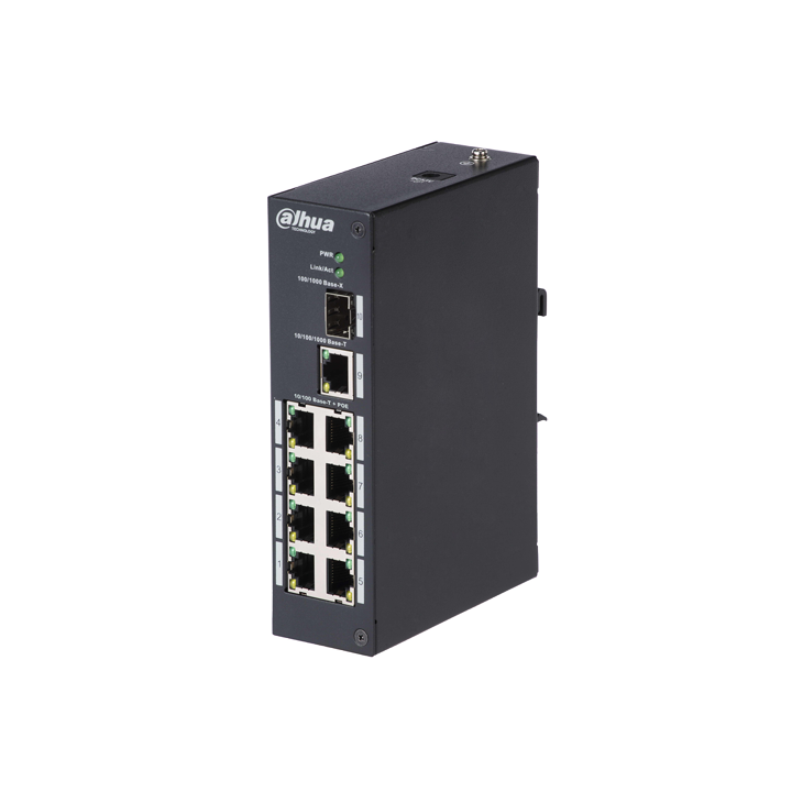 DAHUA PFS3110-8P-96 verwalteter Gigabit-Switch, 5 Ports, 1G-Geschwindigkeit