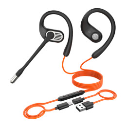 Écouteurs supra-auriculaires filaires OneOdio OpenRock Link 10 (noir)