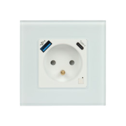 ATLO ATLO-PW1F-TUYA Wi-Fi умная розетка с мониторингом энергии, совместимая с Tuya Smart, 10A 2300W