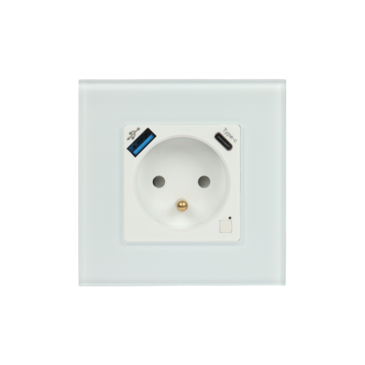 ATLO ATLO-PW1F-TUYA Wi-Fi умная розетка с мониторингом энергии, совместимая с Tuya Smart, 10A 2300W