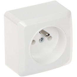 Elektro-Plast BERG/3733-00/EPN Single Surface-Mounted Wall Socket 16A 250V Schuko Type F