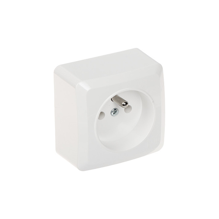 Elektro-Plast BERG/3733-00/EPN Single Surface-Mounted Wall Socket 16A 250V Schuko Type F