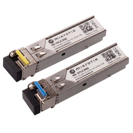 MikroTik HS-2733LC20D - Zestaw wyposażony BiDi SFP 1G/2.5G 20km (2 szt.)