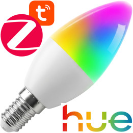 Tuya 5904496826692 LED RGBCCT E14 ZigBee Smart Bulb 4W
