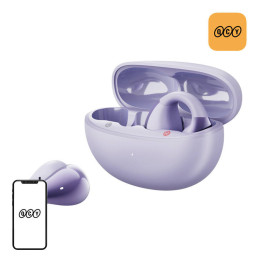QCY Crossky Clip C30 kabellose Kopfhörer (lila)