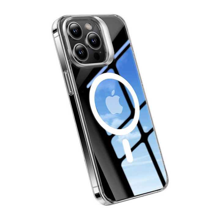 Estuche Torras UPRO Lstand Clear-Mag para iPhone 15 (Transparente)