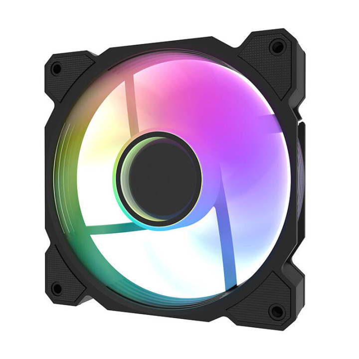 Ventilador de refrigeración darkFlash DR08 negro PWM A-RGB