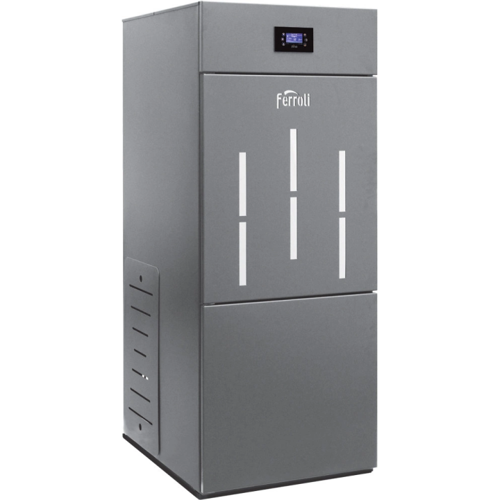 Ferroli LSBBP18T BIOPELLET PRO 18 Caldaia a Pellet Automatizzata con Serbatoio Pellet Integrato da 105 kg 18 kW