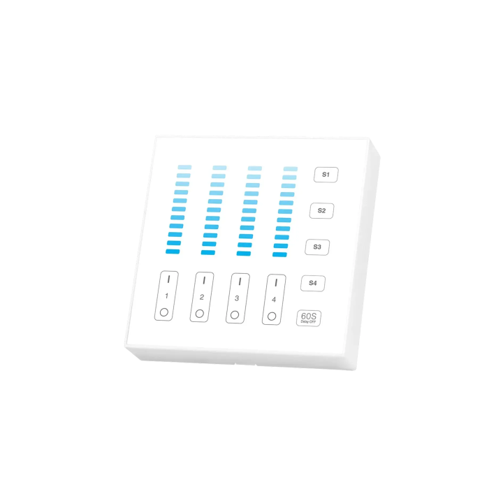 Wall mounted controller MONO 4-zone 2xAAA B5