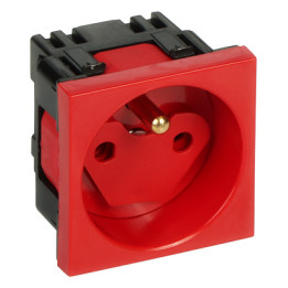 STASINSKI GN-DATA-1P/LS Single Data Socket with Shutter, System 45, 16A 230V