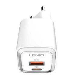 LDNIO A2318M USB-C Wall Charger 20W with USB-C to Lightning Cable