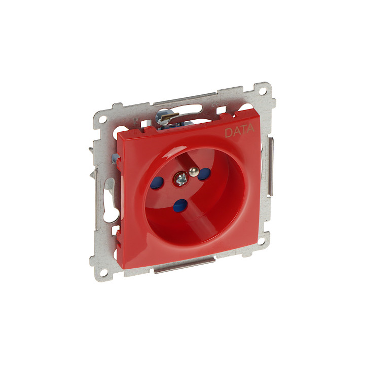 KONTAKT Simon DGD1.01/22-SIMON54 Single Wall Socket 16A 250V Type E French Standard White