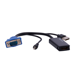 MARCA BLANCA VGA-HDMI VGA to HDMI Adapter Converter with Audio Support