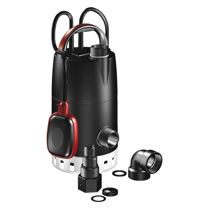 Schmutzwasser-/Entwässerungstauchpumpe UNILIFT CC5-A1 1x230V, Schwimmerschalter, Netzkabel 5 m mit Stecker.
