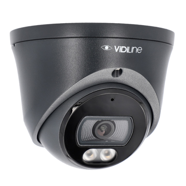 VidiLine VIDI-IPC-35D 5MP IP Dome Camera, 2.8mm, Dual Light