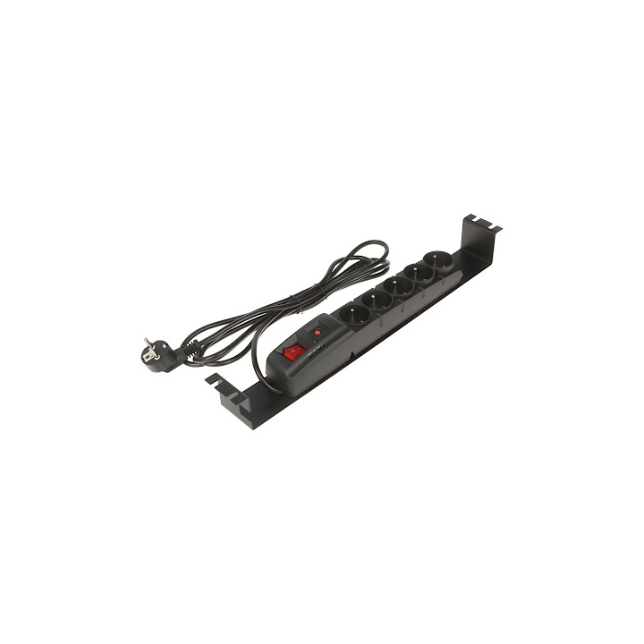 ACAR-F5/FA/RACK Удлинитель 5 розеток 16А 230В Schuko для стойки/стола