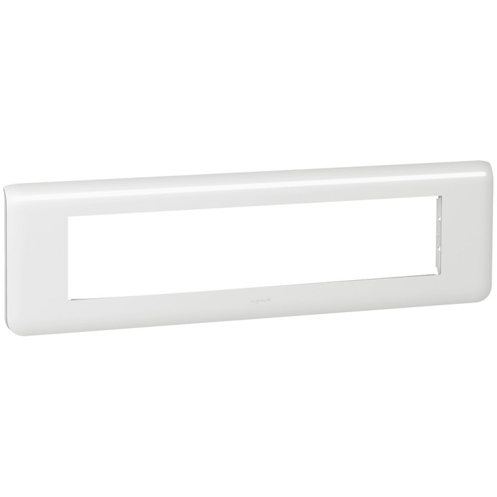 Plaque Mosaïque - 4 x 2 modules horizontaux - blanc