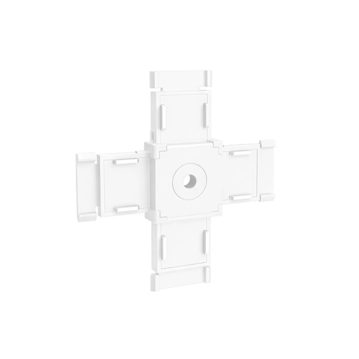X Connector for Surface-Mounted Magnetic Track TR26, White