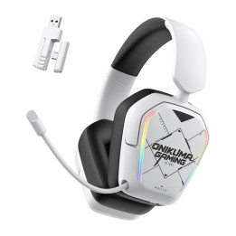 ONIKUMA GT883 Auriculares para juegos (Blanco)