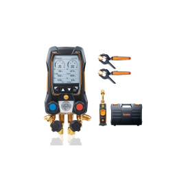 Kit de colector digital inteligente Testo 557s Smart Vacuum Kit con sondas inalámbricas de vacío y temperatura