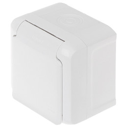 LEGRAND LE-782375 Forix накладная одинарная розетка 16A IP44 уличная настенная розетка тип E