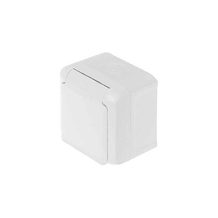 LEGRAND LE-782375 Forix Surface-Mounted Single Socket 16A IP44 Outdoor Wall Outlet Type E