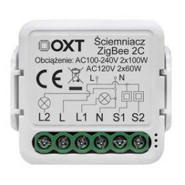 OXT Mini Module Dimmer 2 Channels ZigBee TUYA