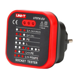 Tester per prese di corrente UNI-T UT07A-EU