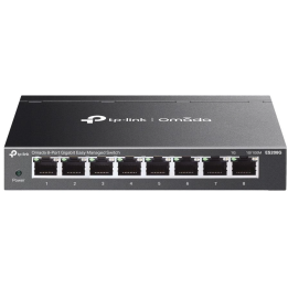 TP-Link Omada ES208G Managed L2 Gigabit Ethernet Switch, 8-Port, Schwarz