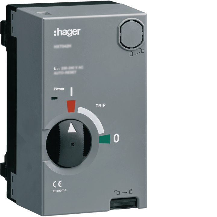 Hager HXT047H Motor for P250 Curtain Track 200-220VAC/DC without Auto-Reverse