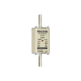 NH fuse-link gG, 500VAC, size 1, 160A double indicator/live tags