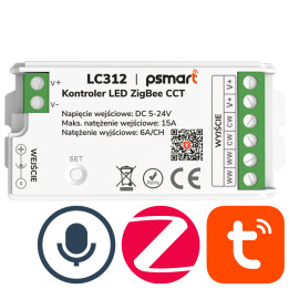 Psmart Mini CCT LED Controller 5-24V 15A PX Series ZigBee TUYA