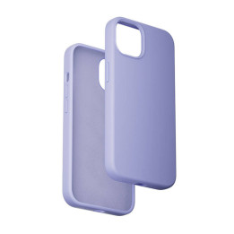 Funda de silicona Vention KUFV0-20 para iPhone 15 Plus (púrpura)