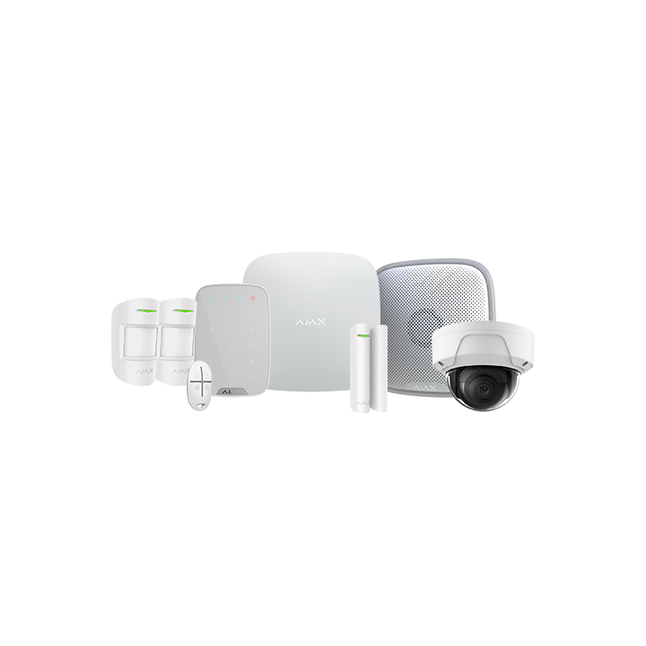 AJAX AJ-HUBKIT2SECURI-PRO Умный домашний шлюз 230V AC – Центральный контроллер для систем безопасности Ajax