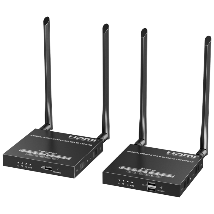 LENKENG HDMI-EXT-PRO-W-4K60-KVM 4K60 HDMI Extender with KVM over Wireless